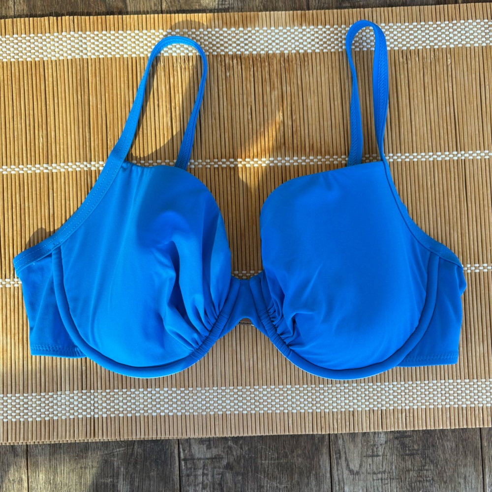 Profile By Gottex Blue Bikini Top